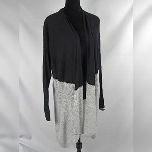 INC Intl Concepts Cardigan Black Gray Plus Size 0X